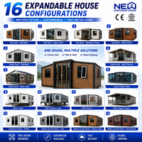 Maison conteneur extensible standard australien de 20 pieds, 2 chambres, préfabriquée, pour habitation en extérieur avec structure certifiée AS/NZS