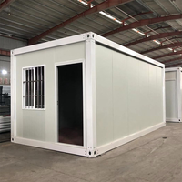Maison conteneur modulaire à plat Petite maison mobile avec prix de gros Immeuble de bureaux détachable en panneau sandwich