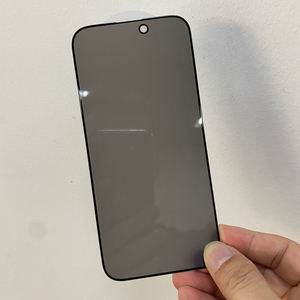 Protecteur d'écran de confidentialité en verre trempé pour iPhone 16 Pro Max Anti Spy Sicht <span class=keywords><strong>Schutz</strong></span> Folie - Product Image 4
