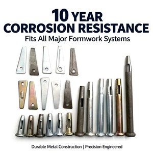 Fixations en acier forgé <span class=keywords><strong>de</strong></span> précision anti-desserrage, composants fiables, goupille <span class=keywords><strong>de</strong></span> blocage pour coffrage en béton - Product Image 2