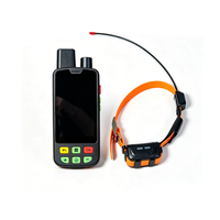 Traceur GPS pour chien, portable, portée 15 km, double mode 4G/VHF, étanche, IP68, peut suivre jusqu'à 20 chiens en temps réel.