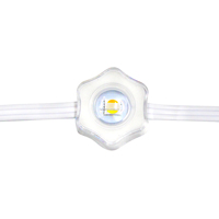 Nueva iluminación navideña permanente IP68 controlador Wifi casa exterior luces led pixel exterior luces navideñas permanentes