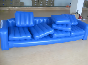 Beile Custom Blue PVC Inflatable Lounger Air Sofa <strong>Settee</strong> Advertising Inflatables <strong>for</strong> <strong>Sale</strong> - Product Image 6