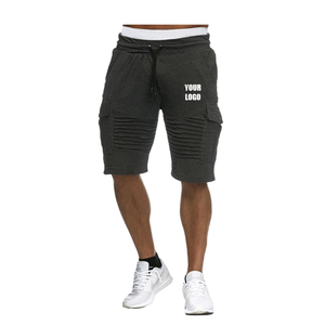 Pantalones Cortos Cargo Casuales para Hombre, Corte Ajustado, Deportivos, de Playa, 100% Algodón, Transpirables, Antiarrugas, Ecológicos, Modernos y Rectos - Product Image 1