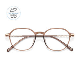 Montures de lunettes ovales TJ5814, bordure large de 4 mm, anti-lumière bleue, en résine, monture complète, unisexe, fabricant Danyang - Product Image 2