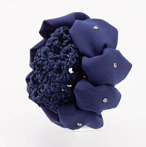 Haute Qualité Strass <span class=keywords><strong>Cheveux</strong></span> Chouchous Diamant Snood Chignon Net avec Petites Griffes Clips Crochet <span class=keywords><strong>Cheveux</strong></span> Arc Couverture Décor <span class=keywords><strong>Vintage</strong></span> Titulaire - Product Image 3