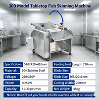Machine à peler la peau de poisson automatique certifiée CE, équipement commercial de transformation des produits de la mer
