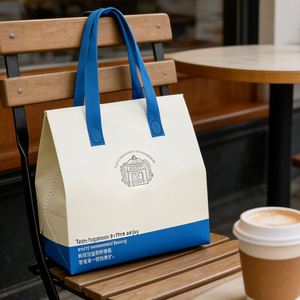 Bolsa Térmica Impermeable Ecológica de Papel de Aluminio con Logotipo Personalizado para Entrega de Comida, Catering, Camping, Almacenamiento de Alimentos Frescos - Product Image 1