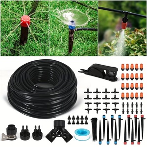 Kit de Riego por Goteo de 30 Metros con Cortador de Tubos, Sistema de Riego Automático Eficiente para Jardín, Vegetales, Macetas y Flores - Product Image 1