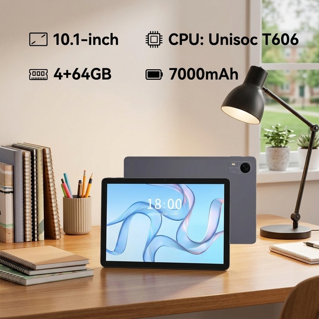 Brand New ODM OEM 10.1 Inch Android 4G LTE Tablet with T606 CPU 4GB+64GB 7000mAh Capacitive Touch Screen for Students and Work