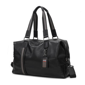 Genuine Cowhide Leather Duffel <b>Bag</b> Large Weekender Capacity Travel Crossbody Gym Handbag Gym Duffel Short Trip - Product Image 5