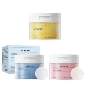 Tampons de coton hydratants et éclaircissants pour le visage, pré-maquillage, anti-acné, en pot, de Corée, avec gel tonifiant Biod - Product Image 4