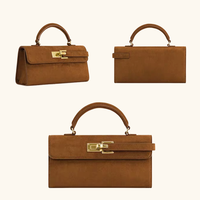 Sacs à main de luxe pour femmes, style vintage classique, en faux daim premium, légers, avec boutons, pour supermarchés - Prix de gros