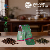 Sachets compostables et biodégradables pour emballage de thé, sachets enveloppants en plastique haute qualité avec impression gravure et logo personnalisé pour aliments et bonbons