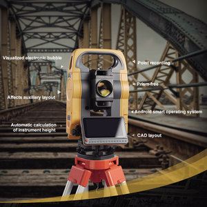 Sıcak Fırsat Hi Target 720 Optik Ölçüm Cihazı Tam Fonksiyonlu Renkli Dokunmatik Ekran 5.5 inç Total Station IP66 Dereceli 32x - Product Image 5