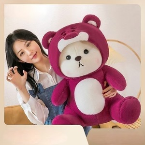 Lina Bear Plush Toy <strong>Teddy</strong> Bear Doll Super Soft <strong>Stitch</strong> Design for Weddings Valentine's Day Gift - Product Image 1