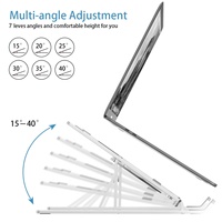 Support en aluminium pour ordinateur portable, ajustable, pliable, de bonne qualité, pour bureau, pour Notebook