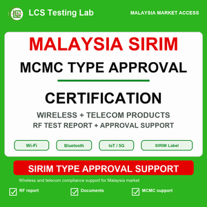 Certificación SIRIM de Malasia para Productos Inalámbricos y de Telecomunicaciones, Homologación <span class=keywords><strong>MCMC</strong></span>, Aprobación SIRIM de Malasia, Homologación <span class=keywords><strong>MCMC</strong></span> - Product Image 1