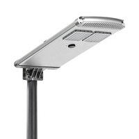 Lampes solaires d'extérieur 30W, lampadaire solaire intégré pour autoroute, IP66 étanche, LED tout-en-un avec batterie LiFePO4