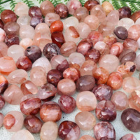 Quartz de feu naturel poli de 2-3 cm, pierres et gravier de quartz pour la décoration intérieure