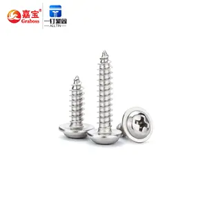 High Quality Hot Sale 304 Stainless Steel Screw Of M2 M3 M4 M5 Cross Pan Head With Socket Screws