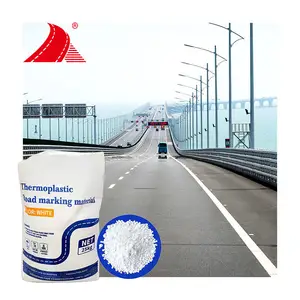 Vietnam popular thermoplastic road marking paint supplier 15% mixed glass beads road paint for city road