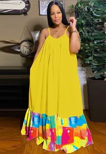 2026 nuevo KJ moda verano Boutique ropa mujer Maxi vestidos fiesta estampado único sin mangas <span class=keywords><strong>A</strong></span>-line Big Swing <span class=keywords><strong>vestido</strong></span> largo - Product Image 4