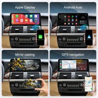 Pantalla Táctil Multimedia Inalámbrica Apple CarPlay Android Auto Serie 5 E60 E61 E63 E90 E91 E92 para Sistema BMW CIC