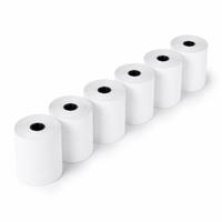 Gulungan Kertas Thermal 80mm X 60m Putih Kosong 55gsm Kertas Struk untuk Sistem POS