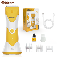 Tondeuse électrique professionnelle pour chien LILIPRO PT303, kit de tondeuse à poils pour animaux silencieux, tondeuse sans fil pour chat, kit de produits de toilettage