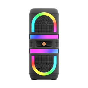 Nhà máy bán trực tiếp xách tay loa không dây <span class=keywords><strong>8</strong></span> '* 2 Music Player bên ngoài trời USB thông tin liên lạc vật liệu nhựa DC Stereo - Product Image 1