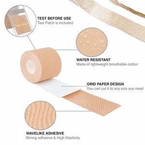 Cinta Adhesiva ACQ Fita Trans FTM Natural para Sujetar el Pecho, Cinta Transparete para Senos de 10cm y 15cm, Hipoalergénica - Product Image 3