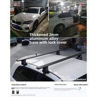 Barres transversales à griffes de tigre verrouillables sans perçage pour BMW 3/5 berlines essence et électriques, compatibles avec les coffres de toit