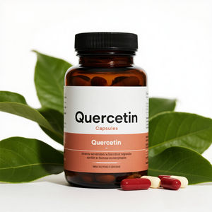 OEM/ODM Private Label Fábrica Fornecimento Quercetina Cápsulas com Zinco Vitamina C D Sabugueiro Adulto 60 Cápsulas Suporte Imunidade - Product Image 1