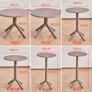 Table de salle à manger en polypropylène pour café et restaurant, usage intérieur/extérieur, mobilier de jardin et domestique, vente en gros usine - Product Image 6