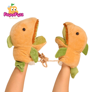 Gants et jouets en peluche super doux en coton et coton PP, motif <span class=keywords><strong>dinosaure</strong></span> Kawaii, pour filles, cadeau d'anniversaire, vente chaude - Product Image 1