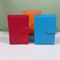 Portefeuille-classeur en cuir personnalisé A5 A6 A7 pour budget, planificateur, enveloppes de trésorerie à 6 anneaux, accessoires pour classeur de cartes à collectionner - Vente en gros