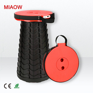 Rugged Modern Retractable Folding Portable Apartment <strong>Bedroom</strong> <strong>Stool</strong> with Mobile Power Supply - Product Image 1