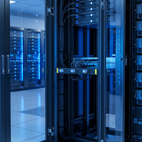 Boîtier en aluminium mat anti-rayures, PDU à 3 modules avec contrôle individuel pour rack de serveur, salle informatique, armoire d'équipement réseau