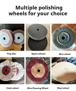 เครื่องกำจัดสนิมท่อกลมแบบอัตโนมัติอุปกรณ์ขัดโลหะ - Product Image 4