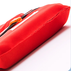 Chaleco salvavidas. Chaleco salvavidas <span class=keywords><strong>rojo</strong></span> de tamaño adulto tipo 75N altamente reflectante para uso <span class=keywords><strong>mar</strong></span>ítimo-Pieza trasera portátil para uso <span class=keywords><strong>en</strong></span> <span class=keywords><strong>el</strong></span> chaleco de <span class=keywords><strong>rescate</strong></span> <span class=keywords><strong>en</strong></span> <span class=keywords><strong>el</strong></span> <span class=keywords><strong>mar</strong></span> - Product Image 4