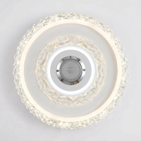 Plafonnier LED intelligent moderne 50 cm RGBW avec télécommande, 12 modes d'éclairage, pour chambre à coucher, en fer, lampe décorative 2027 Sunoro