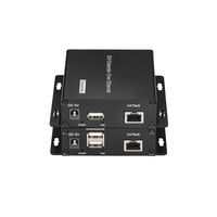 Extensor DVI de alta calidad con extensor KVM RX TX 200M DVI sobre extensor Ethernet Cat5e Cat6