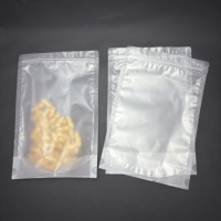 Sac à fermeture éclair mat autoportant avec fond autoportant, compatible avec l'impression en héliogravure et l'utilisation à température normale