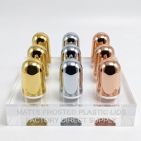 Emballage personnalisé pour vernis à ongles en gel, conception OEM, bouchon à vis en plastique, logo privé, haute qualité, acrylique transparent, impression sérigraphique mate