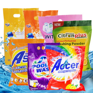 Muestra Gratuita de Detergente en <span class=keywords><strong>Polvo</strong></span> Concentrado de Alta Espuma, Ecológico y de Disolución Rápida, en Bolsa de Plástico de 500g, para Uso en Ropa - Product Image 2