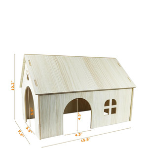 Gabbie di nascondiglio di porcellini d'India, accessori giocattolo, cabine e cabine di Habitat per criceti nascosti, scoiattoli e altri piccoli animali, ecc - Product Image 1