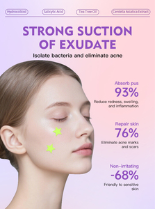 Patch hydrocolloï<span class=keywords><strong>de</strong></span> autocollant anti-acné à marque privée, luminescent dans le noir, enrichi en huile pour l'élimination <span class=keywords><strong>de</strong></span> l'acné - Product Image 4
