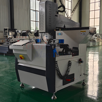 Machine CNC à tête unique et trois axes pour rainurage de profilés vinyle, fabrication de clés, de cadenas et de machines CNC pour la fabrication de fenêtres et de portes