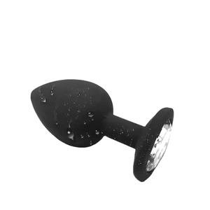 Tapón Anal de Silicona con Joyería de Cristal, Tacto Suave, Tapón Anal para Mujer, Bola Anal, Dilatador Anal, Juguetes Anales para Hombres y Mujeres - Product Image 6